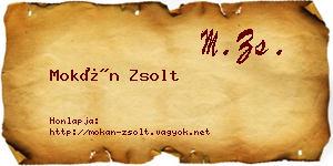 Mokán Zsolt névjegykártya